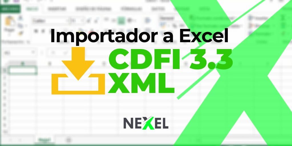 Plantilla para IMPORTAR XML CFDI 3.3 a Excel
