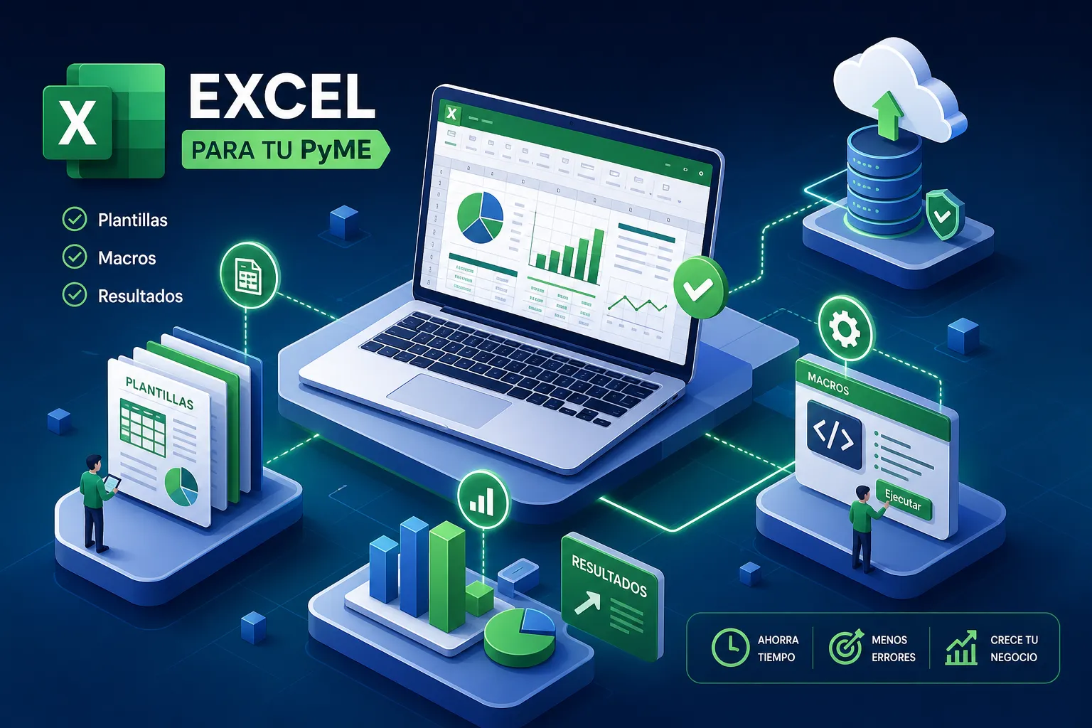 Sistema en Excel para tu PyME: plantillas y macros reales