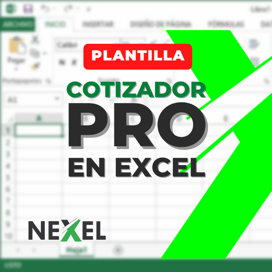 Plantilla Cotización Profesional Excel — Folio Automático e IVA