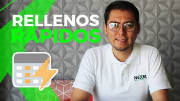 Rellenos rapidos en Excel - curso de excel online gratis