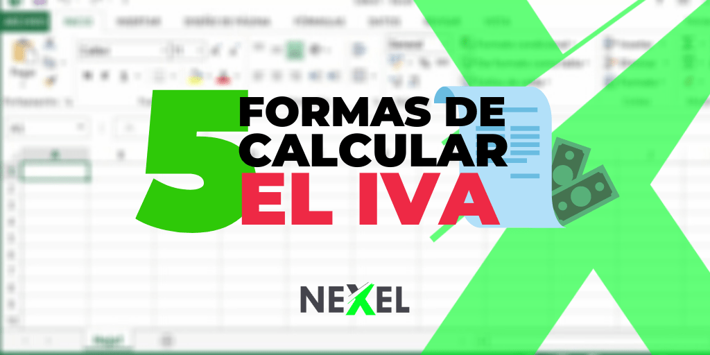 3 métodos para calcular el IVA en Excel paso a paso