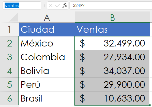 Descubre ¿cómo Crear Un Rango Con Nombre En Excel 9166