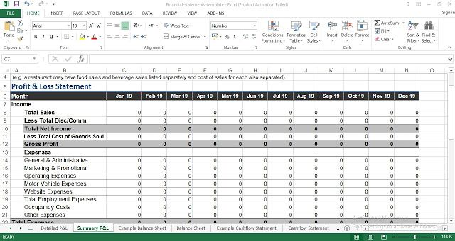 ¿cómo Hacer Un Estado Financiero En Excel Nexelemk 4118